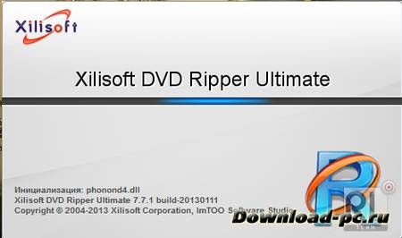 Xilisoft DVD Ripper Ultimate 7.7.1 - 20130111 + RUS