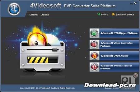 4Videosoft DVD Converter Suite Platinum 5.0.36.9310 + Rus
