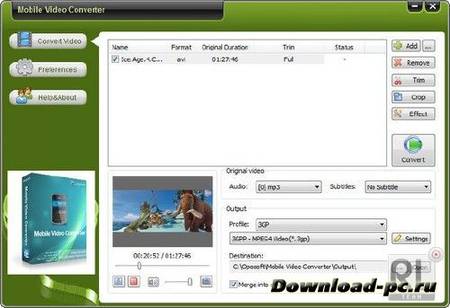 OpoSoft Mobile Video Converter 7.5