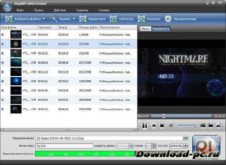 AnyMP4 DVD Creator 6.0.20.8980 + Rus