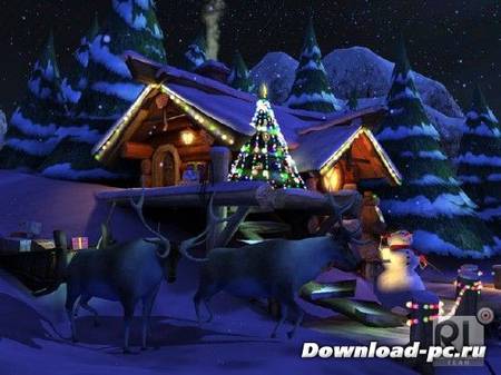 Santa's Home 3D Screensaver 1.0