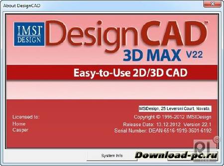 IMSI DesignCAD 3D Max 22.1