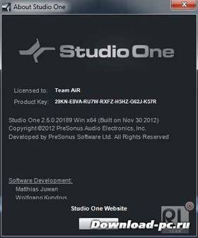 PreSonus Studio One Pro v2.5