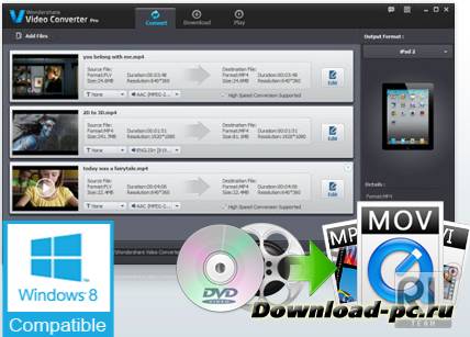 Wondershare Video Converter Pro 6.0.1 Ml + RUS